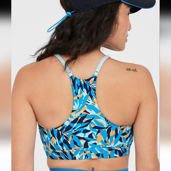 NWOT OFFLINE By Aerie Goals Mesh V-Neck Sports Bra - Picture 3 of 7